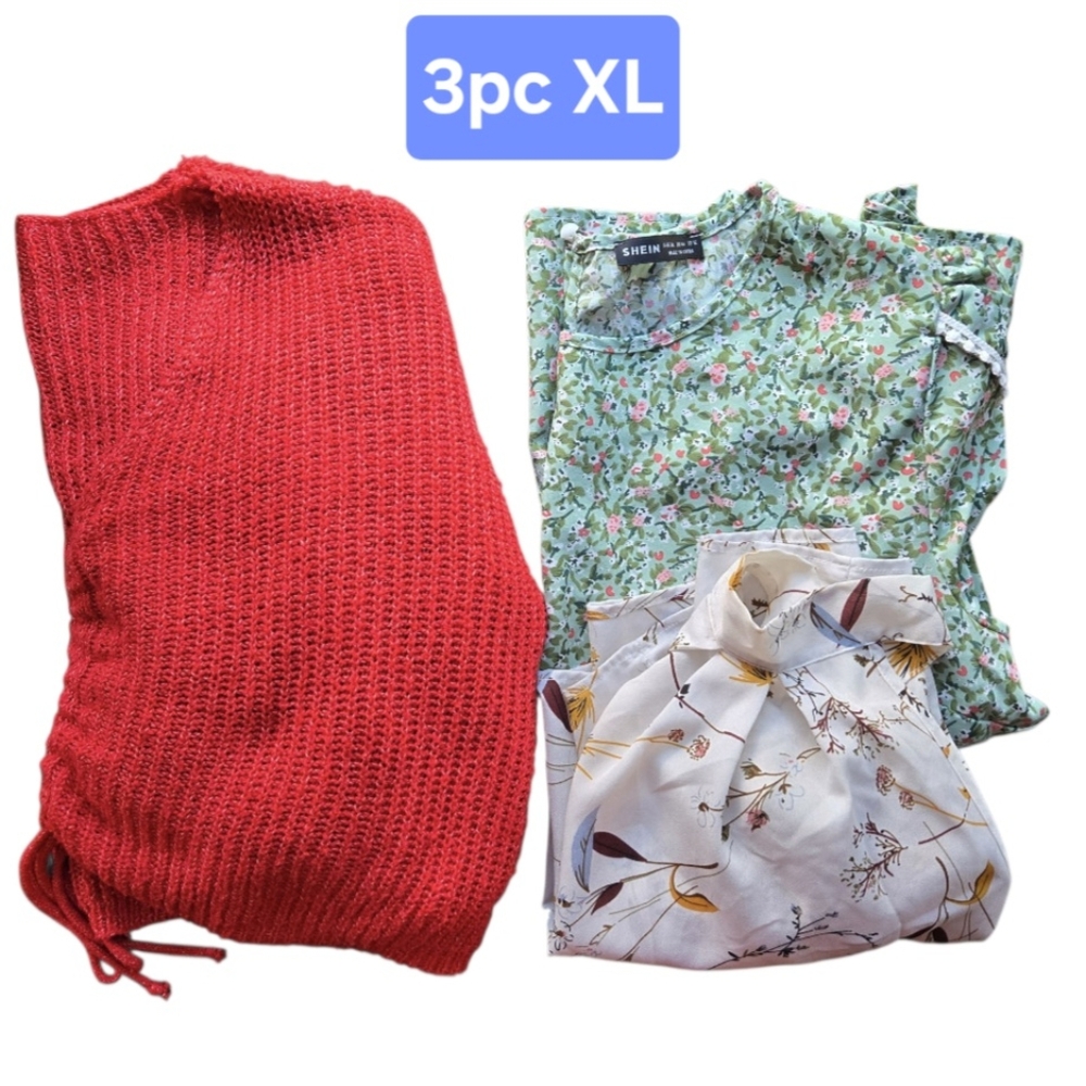 SHEIN Sneak Peek Mystery Box 3 Piece Bundle Womens Size XL